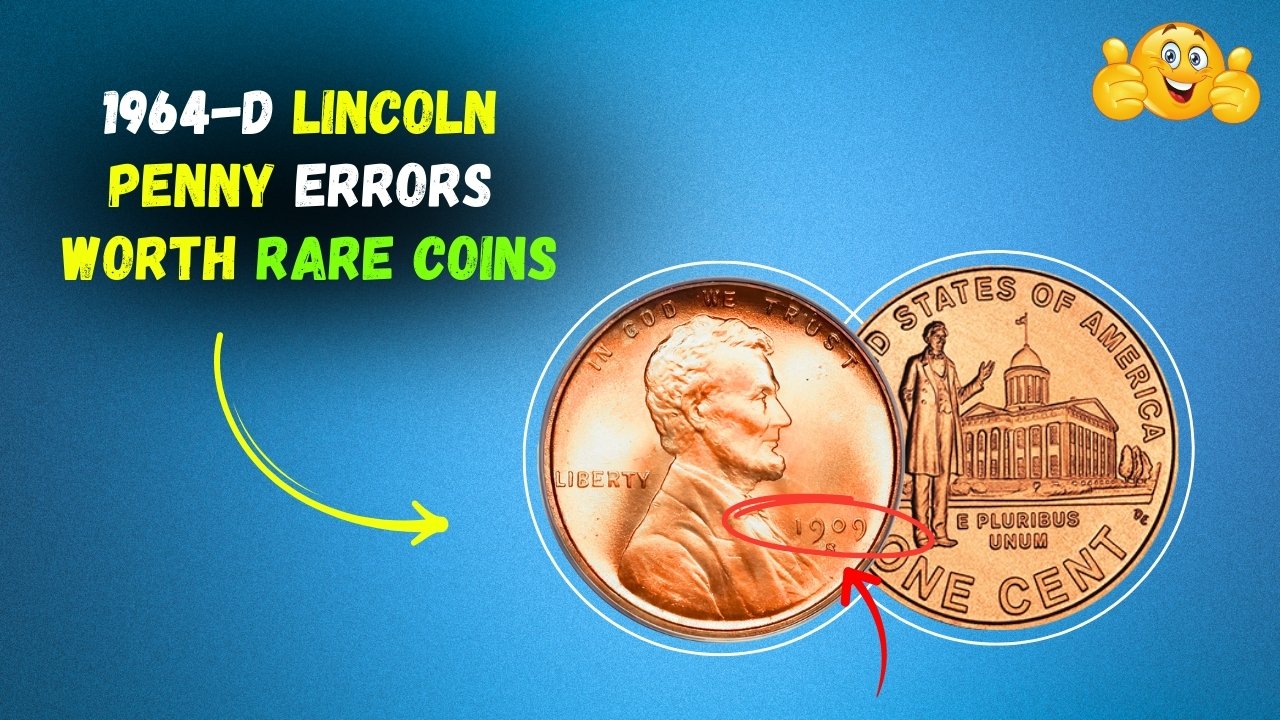 1964-D Lincoln Penny Errors Worth Thousands Rare Coins Collectors Shouldn’t Miss